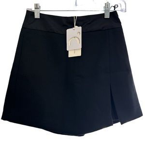 Size X small commense High Waisted Satin Band Mini Skort